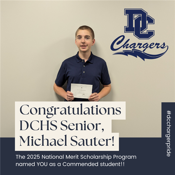 DCHS student receives 2025 National Merit Scholarship Program commendation